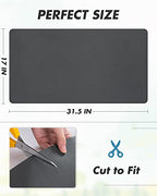AMOAMI-Coffee Mat Hide Stain Rubber Backed Absorbent Dish Drying Mat for Kitchen Counter-Fit Under Coffee Bar Accessories Maker Machine Pot Espresso Machine Dish Rack - size: 17"x31.5"