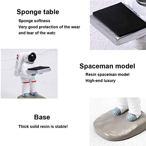 Watch Display Stand, Astronaut Handmade Watch Holder Resin Figurine Jewelry Bracelet Storage Rack Eyeglass Organizer Holder for Home Office Decoration