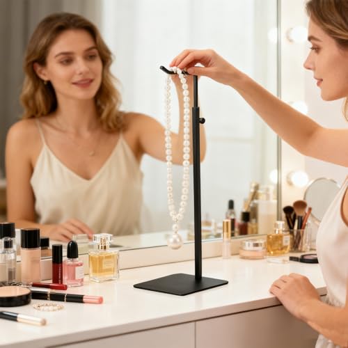 2Pcs Purse Display Stand, Adjustable Purse Stands for Display,Black Handbag Display Stand,Wreath Stand,for Suitable for Desktops,Wardrobes and Commercial Storeshook Stand
