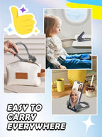 Stocking Stuffers for Teens Boys Girls Cell Phone Stand: Upgrade Adjustable Thumbs Up Lazy Phone Holder for Desk Fun Birthday Gifts for Grandma Adults Husband from Wife (Grey, 1) - color: Grey