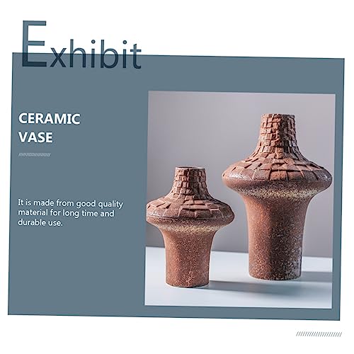 ABOOFAN 1Pc Abstract Art Vase Unique Decorative Flower Arrangement Holder for Home and Office for Centerpieces and Zen Decor