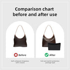 DGAZ Silk Purse Organizer Insert For GYARD Hobo Bags,Silky Smooth Bag Organizer，Luxury Handbag & Tote Shaper(Black) - color: Black