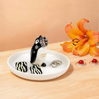 PUDDING CABIN Penguin Gifts for Women: Forever Love Ring Holder Dish - Penguin Gift for Wife Mom Girlfriend Mothers Day, Anniversary, Birthday, Christmas & Wedding - style: Penguin