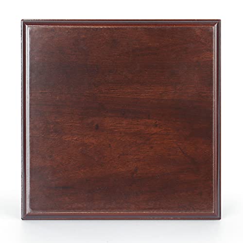 Falling in Art Wood Square Base-Hand Casting Structure Base, DIY Crafts, Keepsake Display, Art Exhibition, Home Decoration, 8'' - size: Square 8''