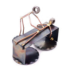 Chiropractor Handmade Metal Figurine Hand Welded Metal Art & Recycled Metal Sculptures - Unique Desk Accessories, Medical Office Decor, & Chiropractor Gifts