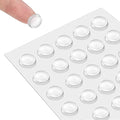 240 Pcs Cabinet Door Bumpers, 1/2" Diameter Self Adhesive Clear Cupboard Door Drawer Bumpers for Kitchen Cabinets Cutting Boards Picture Frames - size: 240-clear