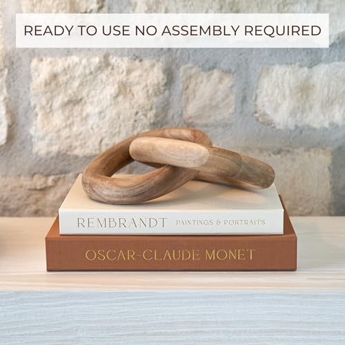Beautiful Decorative Books - Set of 2 Linen Boxes Enhance Your Coffee Table, Bookshelf or Mantel Decor - Aesthetic Fake/Faux Books for Modern Home Decoration, Photo Storage and as a Keepsake Box - color: Camel-Beige