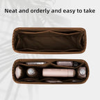 DGAZ Silk Purse Organizer Insert For Hermes Geta bags，Silky Smooth Bag Organizer，Luxury Handbag & Tote Shaper(Gold) - color: Gold