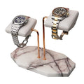 LYS&LYX Watch stand watch display stand watch holder watch Handcrafted watch holder (2-white/rose/white) - color: white/rose/white