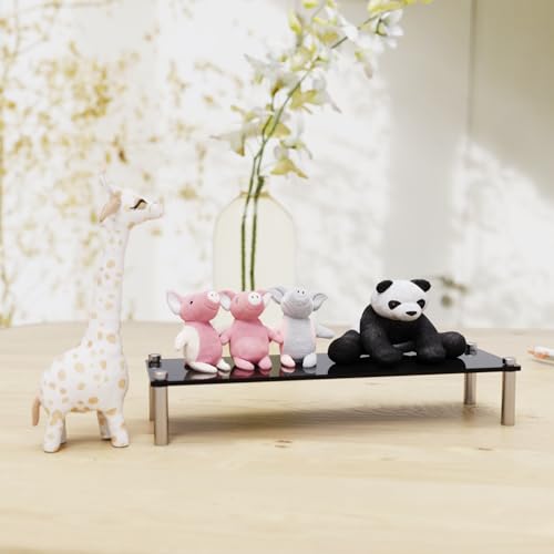 Acrylic Display Riser Stand - Clear Organizer for Perfume, Cupcakes, Figures, Desserts, and Party Decoration - size: 1-Tier