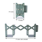 Metal Iron Book Ends Adjustable Bookends Nonskid Book Ends for Heavy Book Holder Heavy Duty Bookends Bookcase Desktop Book Organizer Binder Holde (Green)