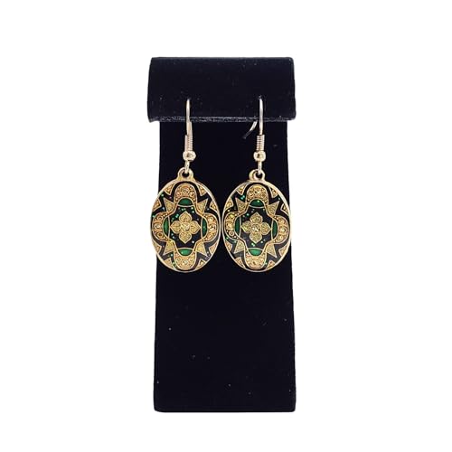 MOOCA 6 Pcs Black Velvet Earring Display Stand Displays, Jewelry Organizer Display Holder for Earrings, Black Velvet, 2 1/8 W x 1 1/2 D x 3 1/2 H in - color: Black Velvet, Small
