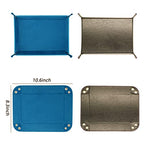 Valet Organizer - Catchall Tray for Jewelry, Wallets, Watches, Keys, Coins, Phones, Glasses - Perfect for Nightstand, Desk, Entryway - color: Blue