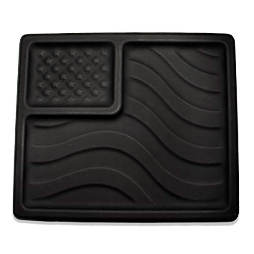 We The People Holsters - American Flag EDC Kydex Dump Tray - Valet Tray for Men - EDC Organizer and Catch-All for Everyday Carry - Keys - Change - Phone (Black) - color: Black