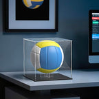 Acrylic Ball Holder 3-Pack, Small Size for Baseball, Softball & Golf Ball; Medium & Large Size for Basketball, Soccer, Volleyball; Horizontal Size for Rugby and Football - style: Small - 1.97 x 1.1 inch