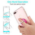 Bonoma Phone Ring Holder, 3 Pack Good Vibes Only Universal Finger Ring Stand Grip Kickstand Compatible with Smartphones and Tablets - color: Good Vibes Only