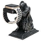 for Apple Watch Charger Stand Holder Compatible with Apple Watch Series Ultra3/Ultra2/11/10/9/8/7/6/5/SE3/SE2(49/46/45/44/42/41/40/38mm) Loyal Knight iWatch Charging Dock, Used as a Tabletop Ornament