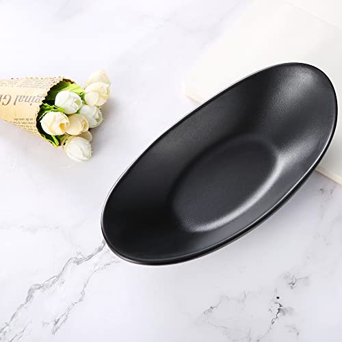 Black Ring Dish Centerpiece Jewelry Tray Key Tray Organizer for entryway, Dresser Decor Key Dish Jewelry Bowl Decorative Dish (Big Oval) - color: Big Oval