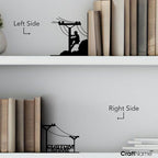 Craftnameisgn Custom Lineman Metal Bookends, Lineman Book Ends Metal Art for Home Office, Book Stopper for Heavy Books, House Warming Gifts New Home, House Warming Gifts new Home - color: 05 Lineman-bookends