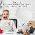 MaxGear Acrylic Sign Holder 8.5 X 11 Inches 1 Pack, Double Sided Plastic Display Stands Table Top Acrylic Frame, Clear Paper Holder Menu Flyer Stand for Stores, Restaurants, Hotels, Office