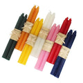 Set of 14 Beeswax Handmade Taper Candles, 9 Inch Smokeless Dripless Wax Candles, Beeswax Candle for Home Gift Ideas, Long Candle Sticks for Wedding,Dinner - color: 7Pair-Classical
