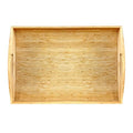 Bamboo Serving Tray Dinner Plates Cheese Board 16.5"x11.8"（42x30cm with Handle - color: Only Big Serving Tray