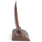 Lighthouse Christian Products He Guides Bronzelike Finish 4.5 x 5.25 Cast Stone Mounted Sculpture