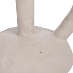 Bloomingville Modern Sculptural, Ivory Taper Candle Holder, Cream