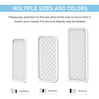 EG-SIPRO Silicone Sponge Holder, Large 10" Kitchen Sink Organizer Tray, Sponge Caddy, Dish Soap Holder, Scrubber, Soap Dispenser, Scouring Pad - color: C-wh, size: 10x5.1inch