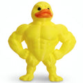 3D Printed Muscle Duck Figurine, Funny Desk Decor Collectible Statue, Muscular Duck Desktop Figurine, Gifts for Gym People, Gym Decor for Men, Bodybuilder Duck Collectible Desktop Sculpture (Medium) - size: Medium