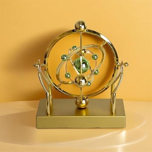 Celestial Orbit Perpetual Motion Pendulum, Kinetic Art Desk Decor 3D Space,Battery Powered Perpetual Motion Machine, Kinetic Art Desk Decor Science, Magnetic Balance Model for Home Or Office