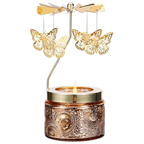 Mothers Day Gifts for Mom Wife Daughter Sister, Birthday Gifts for Women, Unique Butterfly Gift for Friends Women, Rotatable Scented Candles Gift for Mothers Day Anniversary Christmas - size: Butterfly