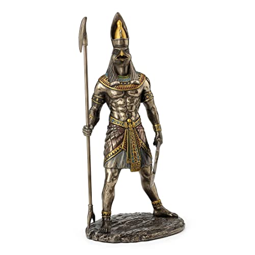 WU Horus Egyptian God Holding Scepter Statue