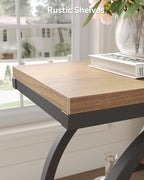 End Table, Narrow Side Table with 4-Tier Large Storage Space, Modern Bedside Table for Living Room, Home Office, Bedroom, Natural - color: Natural
