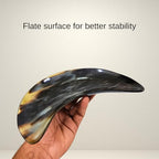 Moon Shape Horn Made Dish Tray for Dining Table Decent Design Decorative Functional Moon Shape Tray to Serve Snack Catch-All Tray-Decor Tray-use as Coffee Table Tray Entryway Farmhouse Décor Bowl