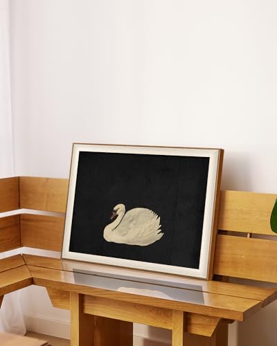 VIYYIEA Framed Wall Art for Living Room, Animal-【Zwaan】, 20L x 16W - color: Animal-【Zwaan】, size: 20"L x 16"W