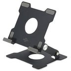 KABCON Tablet Stand,Tablet Holder for iPad,Adjustable Portable Multi Angle Desktop Stand Compatible with iPad Pro 9.7 10.5 12.9 Air Mini 1-4,Galaxy Tabs,Surface Pro Tablets,Kindle,E-Reader,Nexus - color: Small-Black