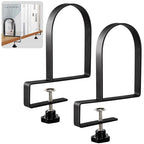Metal Book Ends for Shelves - Heavy Duty Adjustable Bookends Clamped Metal Book Organizer Storage Holders, Non-Skid Bookends Stoppers - style: Swivel
