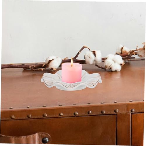 Levemolo Minimalist Ceramic Tealight Candle Holder Small and Table Centerpiece for Wedding