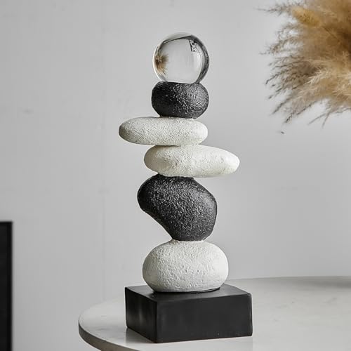 Art Stone Sculptures Home Decor - Modern Bookshelf & Desk Decor