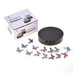 PowerTRC Toy Magnetic Desktop Sculpture (Butterflies) | Mini Magnetic Art Decoration for Desktop | Fun Stress Relief Office Gift