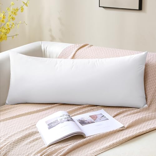 Artscope 14x36 Pillow Insert, Synthetic Down Lumbar Pillow Insert for Bed, Ultra Soft Decorative Long Throw Pillow Inserts for Living Room Couch Bed Sofa-White - size: 14x36 Inch (Pack of 1)