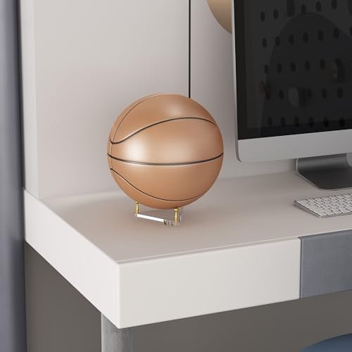 Acrylic Ball Holder 3-Pack, Small Size for Baseball, Softball & Golf Ball; Medium & Large Size for Basketball, Soccer, Volleyball; Horizontal Size for Rugby and Football - style: Triangle Gold - 4.1 x 3.6 inch