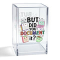 But Did You Document It Acrylic Organizer Pencil Pen Holder, HR Humor Office Desk Accessories Holder, Funny Office Decor Gifts for Women Human Resources Accountant Programmer Graphic Coworker - style: Document
