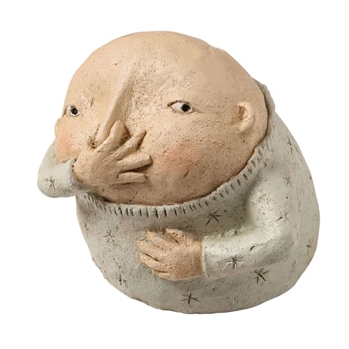Art & Artifact Boy Holding Nose, Bathroom Statue Funny Boys Decor Shelf Sitters, 5" High - size: 6 Inch x 5 Inch x 5 Inch