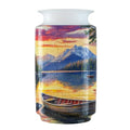 3D Puzzle Vase Unique Flower Vase for Adults Made by 162 Crved Plastic Puzzle, Relax Puzzles for Adults, DIY Jigsaw Creative Gift for Parents & Housewarming - color: Ship