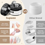2PCS Clear 3D Sculpting Gel Non-Stick Hand Solid Builder 3D Nail Gel Art with Silicone Pen for 3D Modeling Nail Art Home Manicure DIY for Women - color: Clear&Clear
