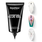 Beetles Rhinestone Nail Glue Gel, Strong Hold Nail Art Adhesive for 3D Gems, Rhinestones & Accessories, UV/LED Curing Clear Gel, Easy Application, Long Lasting Salon & DIY Nails - color: C3-35g Nail Rhinestone Glue