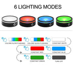 IFOLAINA LED Light Base Lighted Display Stand for Crystal 3D Photo Glass Art Tumbler RGB Multicolor Lighting Round Black Pedestal - Flat - size: Black-Flat