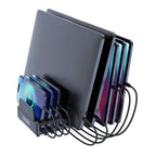 chipofy 500W Charging Station for Multiple Devices, 10-Port Multi USB C Fast Charger Station with Organizer Stand for MacBook Laptop, iPad, iPhone 17 16 Pro Max, Galaxy S25/S24 and More